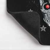 Sugar Skull With Santa Hat Tee Christmas Pajama Xm Mousepad (Ecke)