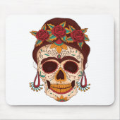 Sugar Skull Woman Mousepad (Vorne)
