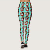 Sugar Skulls Art Nouveau Leggings (Rückseite)