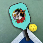 Sugar Skulls Art Nouveau Pickleball Schläger