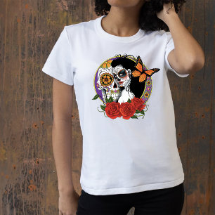 Sugar Skulls Art Nouveau T-Shirt