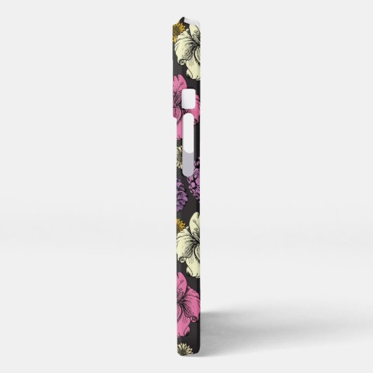 Sugar Skulls Black iPhone 13 Pro Fall iPhone Hülle (Linke Seite)