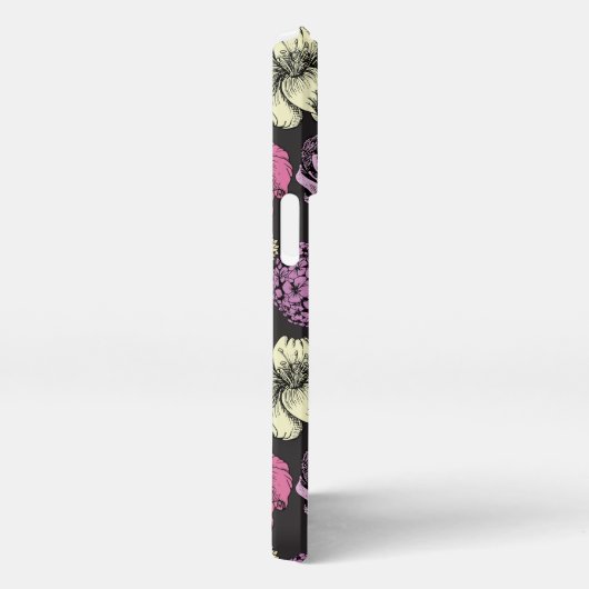 Sugar Skulls Black iPhone 13 Pro Fall iPhone Hülle (Rechte Seite)