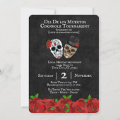 Sugar Skulls Cornhole Tournament Fundraiser Einladung (Vorderseite)