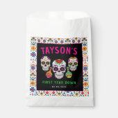 Sugar Skulls Day 1st Birthday Party Colorful Día Geschenktütchen (Vorderseite)