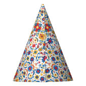 Sugar Skulls Day 1st Birthday Party Colorful Día Partyhütchen (Rückseite)