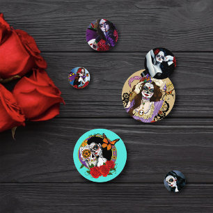 Sugar Skulls Day Dead Konfetti