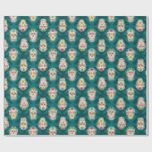 Sugar Skulls Dia De Los Muertos Geschenkpapier (Flach)