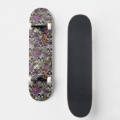 Sugar Skulls Dia de los Muertos Skateboard Deck (Vorderseite)