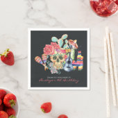 Sugar Skulls Día de los Muertos Theme Serviette (Beispiel)
