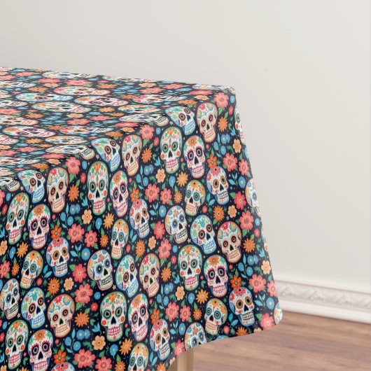 Sugar Skulls Dia de Los Muertos Tischdecke (Beispiel)