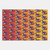 Sugar Skulls Fairy Sunset Geschenkpapier Set (Vorderseite)