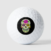 Sugar Skulls Golf Balls Golfball (Vorderseite)