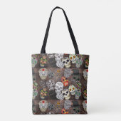 Sugar Skulls Halloween Bag Tasche (Rückseite)