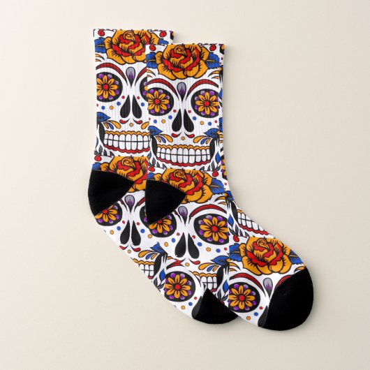 Sugar Skulls Holidays Muster Socken (Paar)