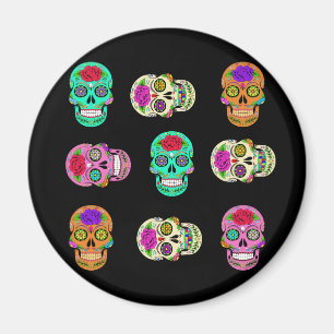 Sugar Skulls Magnet
