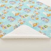 Sugar Skulls Sherpa Blanket Sherpadecke (3/4)