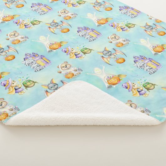 Sugar Skulls Sherpa Blanket Sherpadecke (3/4)