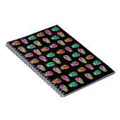 Sugar Skulls Spiral Foto Notebook Notizblock (Rechte Seite)