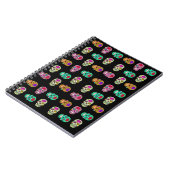Sugar Skulls Spiral Foto Notebook Notizblock (Linke Seite)