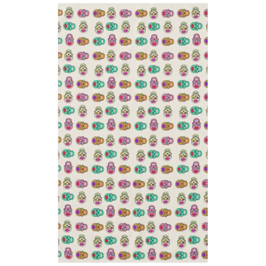 Sugar Skulls Tablecloth Tischdecke (Vorderseite)
