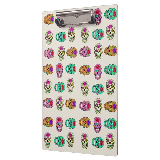 Sugar Skulls Zwischenablage Klemmbrett (Links)