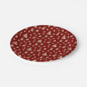 Sugar & spice Christmas! Pappteller (Schrägansicht)