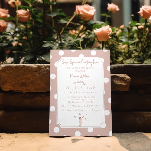 Sugar, Spice & Everything Nice - Invitation Einladung