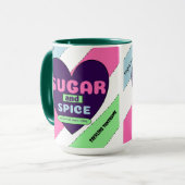 Sugar & Spice: Millennial-Mutter-Power Tasse (Vorderseite Links)