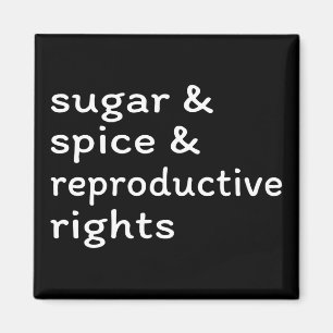 Sugar & Spice & Reproduktive Rechte II Magnet