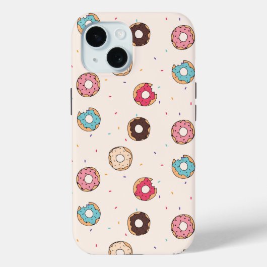 Sugar Sweet Donut Muster Case-Mate iPhone Hülle (Rückseite)