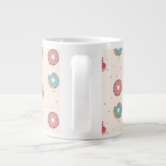 Sugar Sweet Donut Muster Jumbo-Tasse (Rückseite)