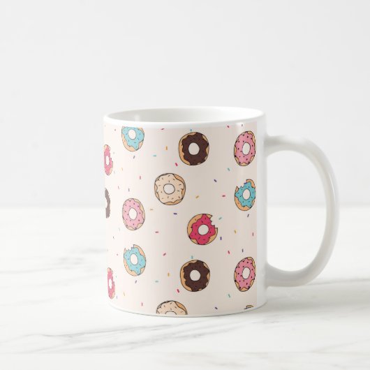 Sugar Sweet Donut Muster Kaffeetasse (Rechts)