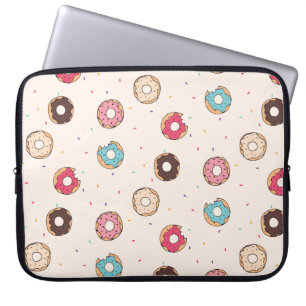Sugar Sweet Donut Muster Laptopschutzhülle
