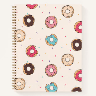 Sugar Sweet Donut Muster Notizblock
