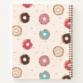 Sugar Sweet Donut Muster Notizblock (Rückseite)