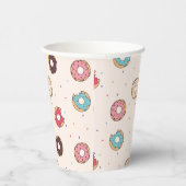 Sugar Sweet Donut Muster Pappbecher (Rechts)