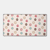 Sugar Sweet Donut Muster Schreibtischunterlage (Vorderseite)