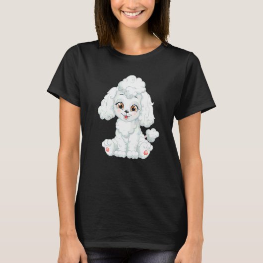 Sugar Sweet Pudel T-Shirt (Vorderseite)