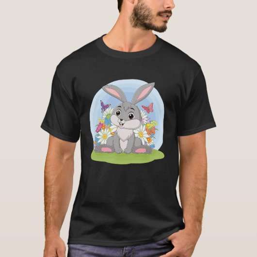Sugar Sweet Rabbit Spring T-Shirt (Vorderseite)
