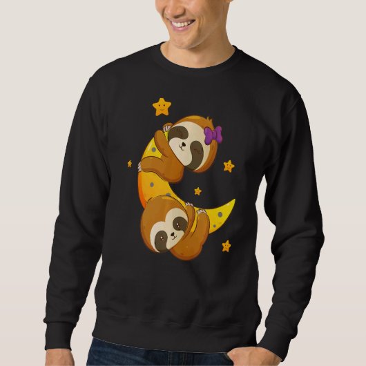 Sugar Sweet Sloth Sweatshirt (Vorderseite)