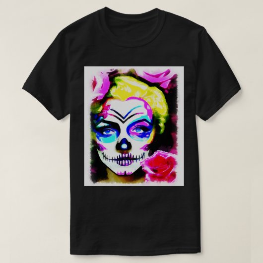 Sugarblondon mit Rose T-Shirt (Design vorne)