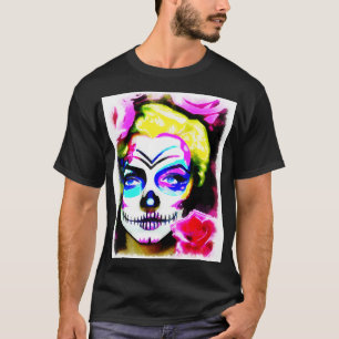 Sugarblondon mit Rose T-Shirt