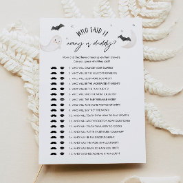 SUGARBOO, der gesagt hat, es Mama oder Daddy Baby  Einladung