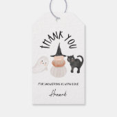 SUGARBOO Halloween Baby Shower Favor Tag Geschenkanhänger (Rückseite)