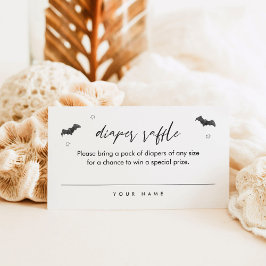 SUGARBOO Halloween Diaper Raffelkarte Visitenkarte