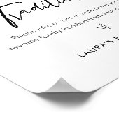 SUGARBOO Halloween Familientraditionen Kinderzeich Poster (Ecke)