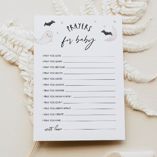 SUGARBOO Halloween-Gebete für Baby-Adress-Karte Einladung
