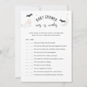 SUGARBOO Halloween Oben oder unter dem Kinderdusch Einladung (Vorderseite)