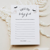 SUGARBOO Halloween Raten Sie die Baby Food Game Ca Einladung